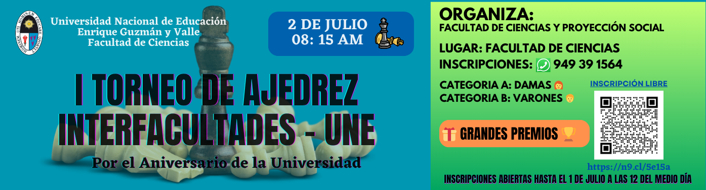 I Torneo de Ajedrez Interfacultades 2025