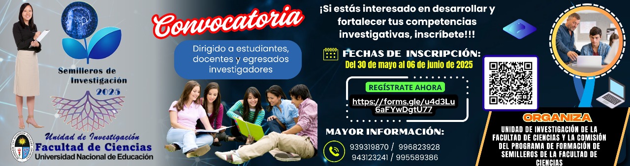 Convocatoria semilleros de investigación 2025