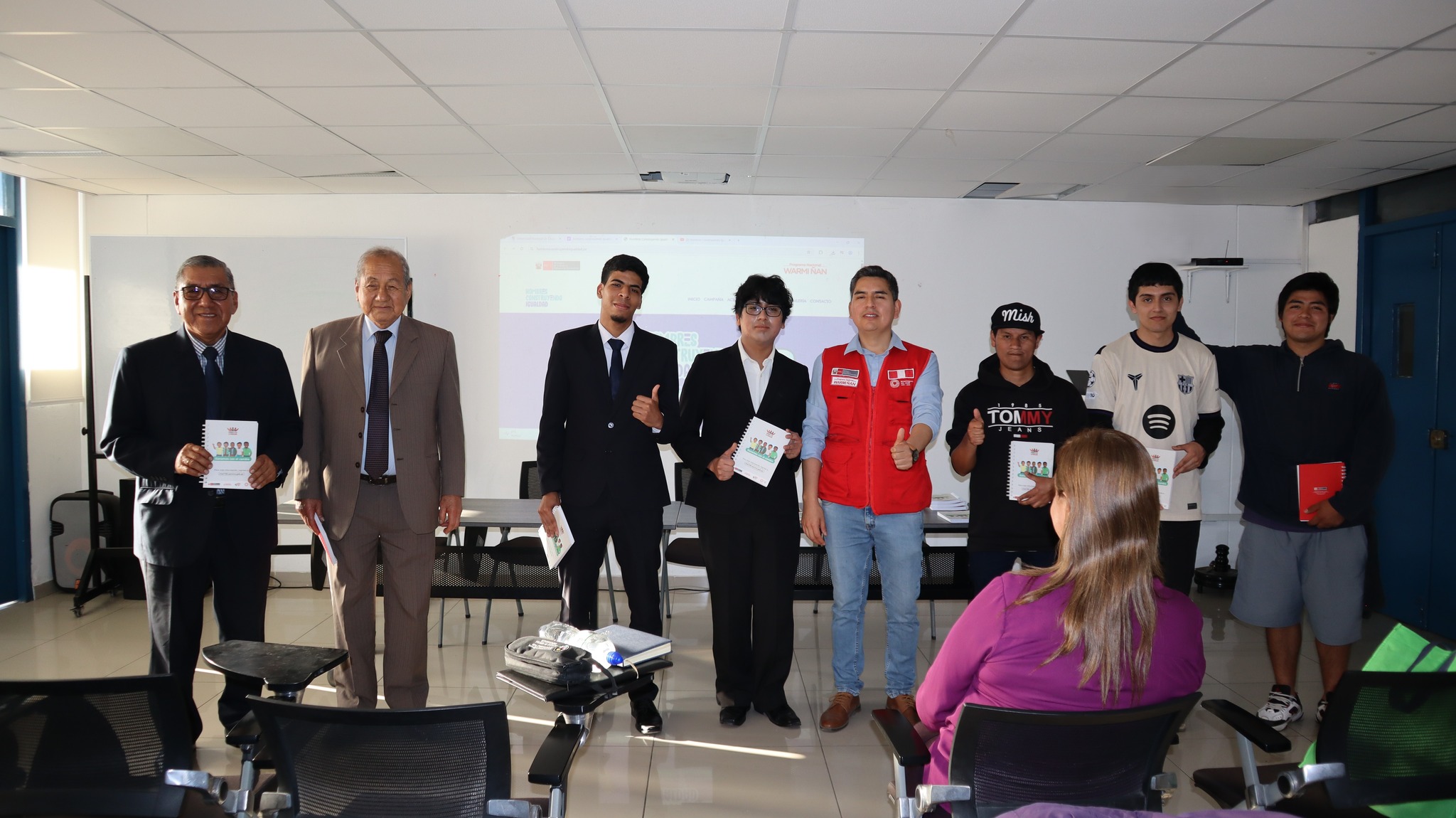 Hombres construyendo igualdad: jornada en el turno tarde