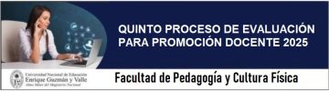 QUINTO PROCESO DE EVALUACIÓN PARA PROMOCIÓN DOCENTE - 2025
