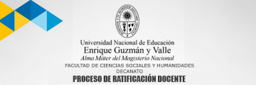 PROCESO RATIFICACIÓN DOCENTE