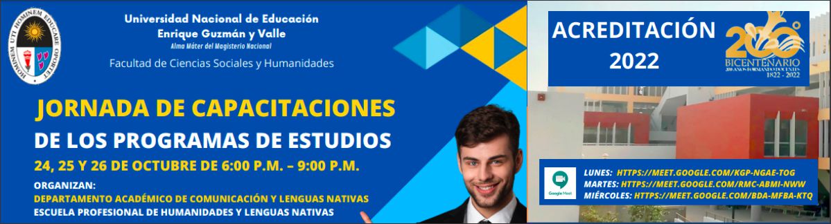 Jornada de capacitaciones de los programas de estudios
