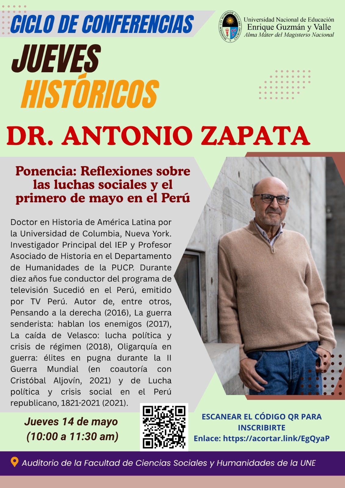 Conferencia Dr. Antonio Zapata