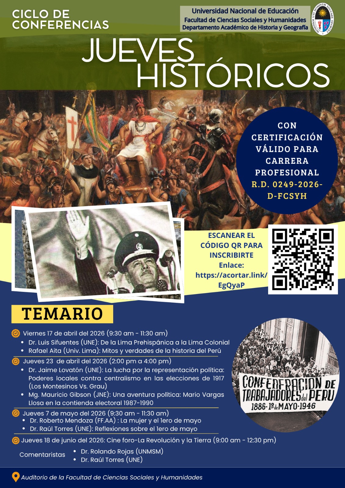 Temario Jueves Históricos