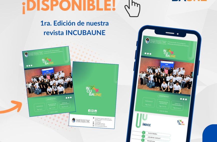 1ra. Edición de la Revista INCUBAUNE​