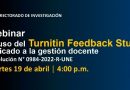El uso del Turnitin Feedback Studio aplicado a la gestión docente