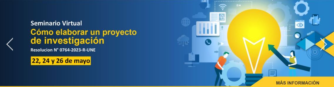 seminario virtual cómo elaborar un proyecto de investigación
