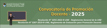 Convocatoria de promoción docente 2025