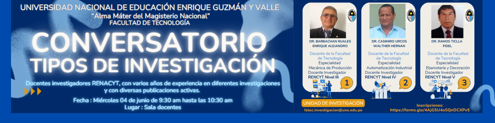 Conversatorio: Tipos de investigación