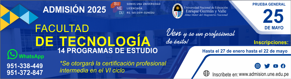 Programas de estudio - 2025